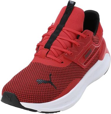 Чоловічі кросівки PUMA Enzo Mesh для фітнесу та активного відпочинку, 44 EU, червоно-чорно-білі