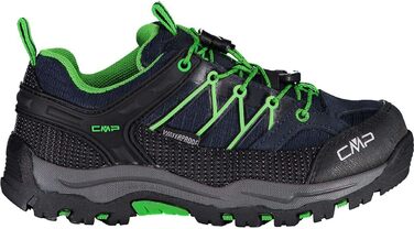 Дитячі трекінгові черевики CMP Rigel Low Wp Gecko, чорно-сині, 29 EU
