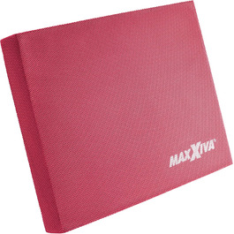 Балансувальний килимок MAXXIVA 50x40x6 см для фітнесу, йоги, пілатесу, реабілітації, червоний