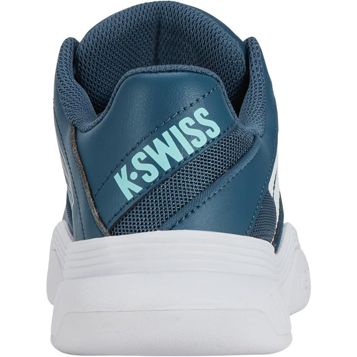 Кросівки для тенісу K-Swiss Kinder Court Express Carpet – унісекс, 38 EU, кольори: Indian Teal, White, Aqua Splash