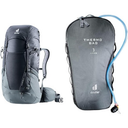 Туристичний рюкзак Deuter Futura Pro 40 л, чорний/графіт, L