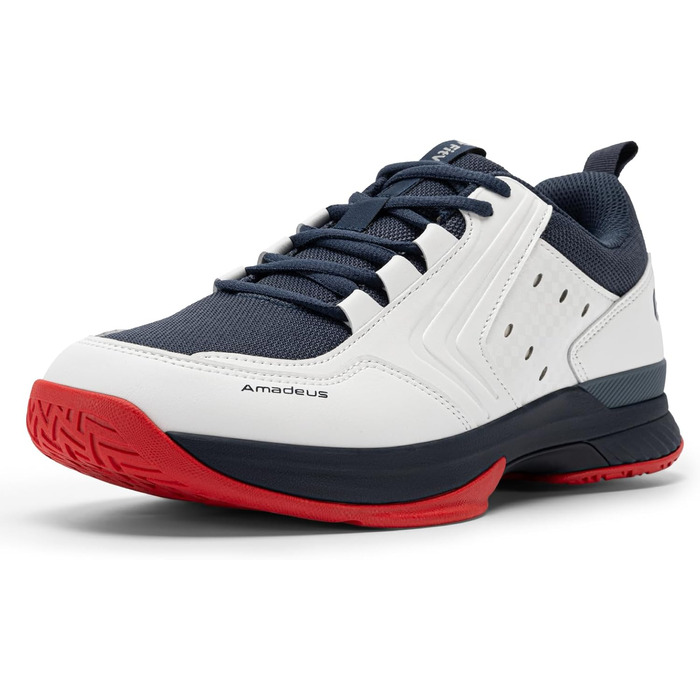 Тенісні кросівки FitVille для чоловіків, широкі, спортивні, дихаючі, для бадмінтону, фітнесу, зручні, снікерси, розмір 40-49, темно-синій, білий, X-широкі