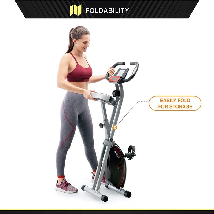 Складаний велотренажер Circuit Fitness 150 для дому, компактний, магнітний