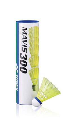 Волан Yonex Mavis 300 Gelb (Жовтий), Середній, 12 шт. для бадмінтону