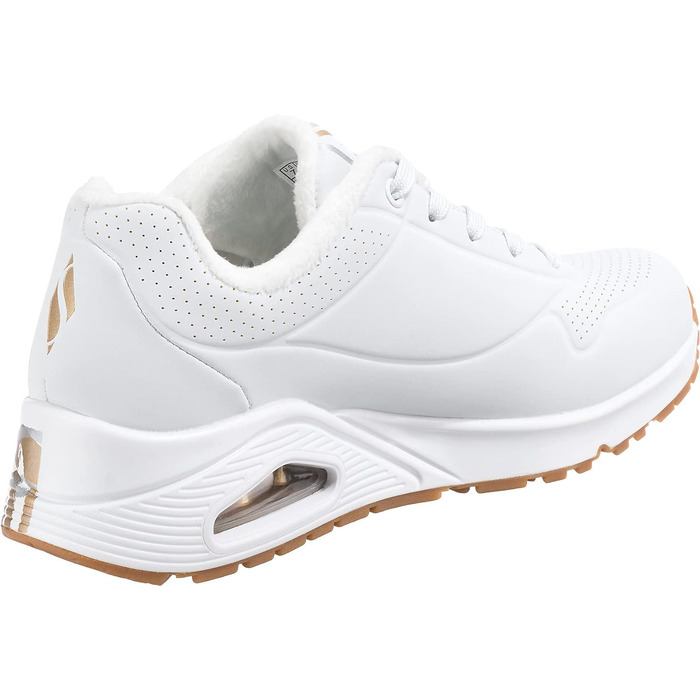 Кросівки жіночі Skechers UNO 2 - Floating Love, білі з серцями, 40 EU, Durabuck