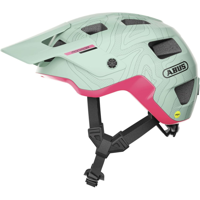 Велошолом ABUS MoDrop MIPS для MTB, захист від ударів, унісекс, розмір L (57-61 см), м'ятний