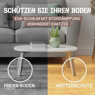 Набір модульних підлогових матів Yes4All для фітнесу та спортзалу, пазл-килим захисний (12 плиток 60x60 см, 4.5 м²), колір світлий дуб