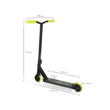 Трюковий самокат Movino Tyro, жовтий, 2,90 кг, 100 мм, ABEC-9