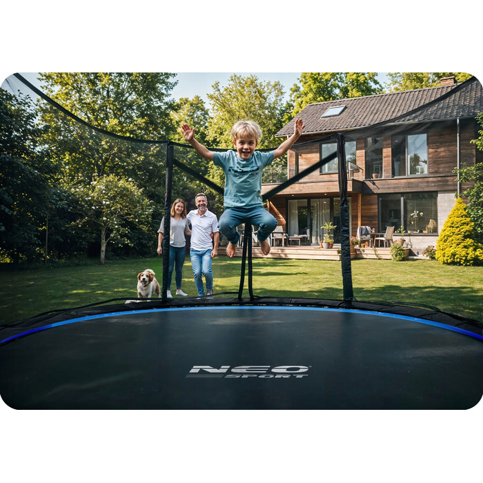 Дитячий садовий батут із внутрішньою сіткою Neosport 404 см (13 футів)