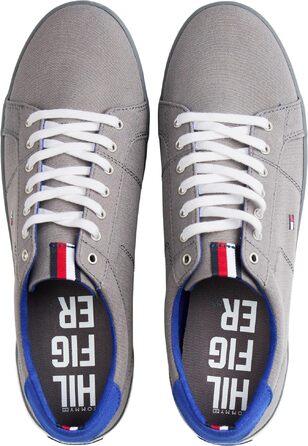 Чоловічі кеди Tommy Hilfiger Vulcanized Sneaker, сірі (Steel Grey), розмір 46 EU