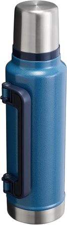 Термос Stanley Classic Legendary 1.4 л, нержавіюча сталь, 40 год утримання тепла/холоду, BPA-free, Hammertone Lake