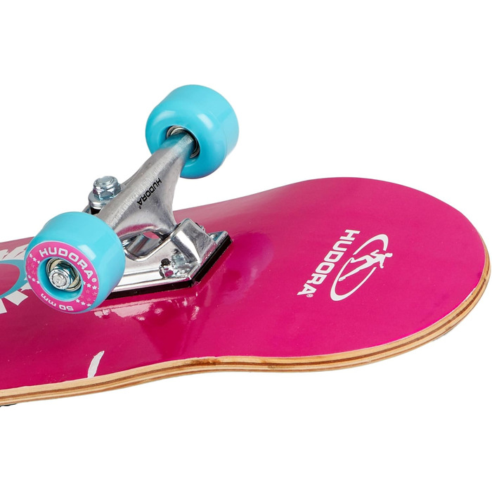 Дитячий скейтборд HUDORA Skate Wonders з рюкзаком, для дівчаток, багато кольорів, малюнок, модель 12172
