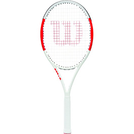 Тенісна ракетка Wilson SIX.ONE LITE 102 L1 червоно-біла