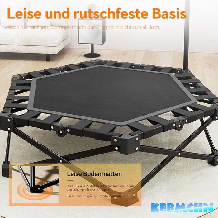 Трамплін для фітнесу в приміщенні з конструкцією 