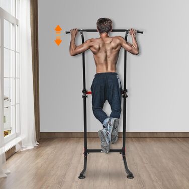 Кімнатна турнік-стінка Power Tower для дому та фітнесу, турнік, бруси, стінка для віджимань