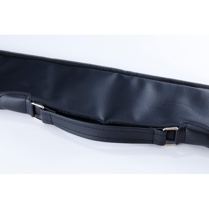 Чохол для кия для більярдного кия, чорний/коричневий - для 1/2 кия, переносна сумка для більярдного кия, снукеру