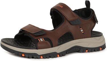 Чоловічі сандалі Skechers Prewitt Rigdon - коричнево-чорні, синтетика (48.5 EU)