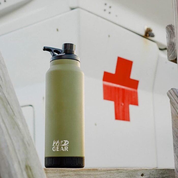 Термос Wyld Gear Mag Bottle 1005 мл, чорний, з магнітною кришкою, BPA-free