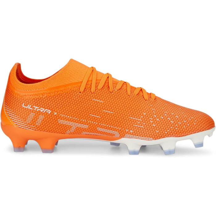 Жіночі футбольні бутси PUMA Ultra Match FG/AG, розмір 39 EU, Ultra Orange/Puma White/Blue Glimmer