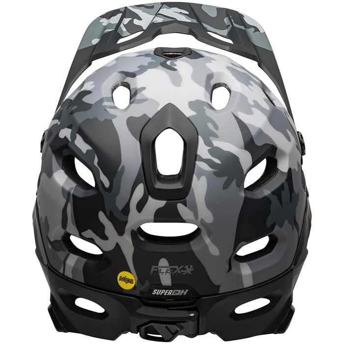 Велошолом BELL Super DH MIPS, розмір S (52-56 см), чорний камуфляж, матовий/глянцевий