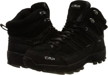 Черевики CMP Kinder Rigel MID WP - водонепроникні трекінгові черевики для дітей, чорні, 43 EU