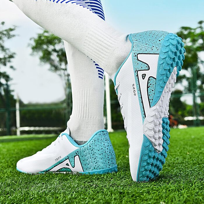 Футбольні бутси KUUK для штучного поля та залу, чоловічі, дитячі, для тренувань, AG, FG, TF, розмір 39 EU, білі