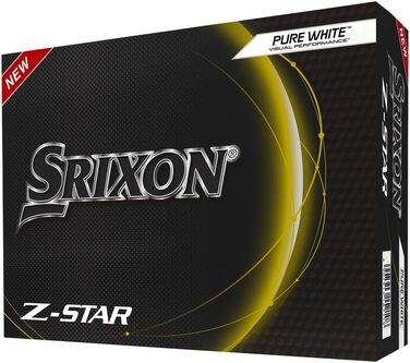Преміальні гольф-м'ячі Srixon Z Star 8, тур-рівень, 12 шт. (4 коробки по 3), аксесуари та подарунки для гольфу