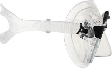 Маска для снорклінгу та дайвінгу Cressi Matrix (Комплект: маска + трубка Gamma) – унісекс, прозора/чорна