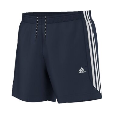 Чоловічі повсякденні шорти adidas Essentials French Terry 3-Stripes, темно-сині/білі, розмір L