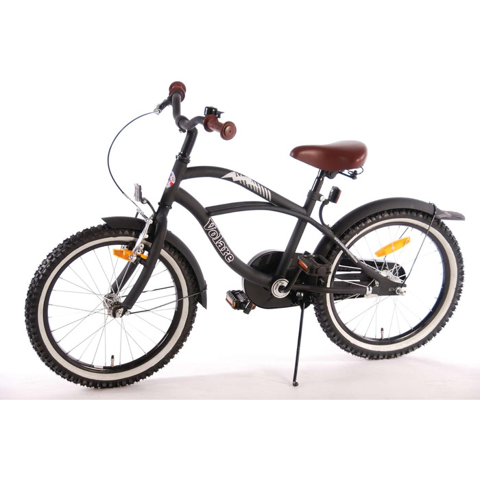 Дитячий велосипед Kubbinga Volare Black Cruiser для хлопчиків, чорний