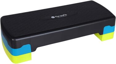 Степпер для аеробіки ForzaFit - регульований, чорний