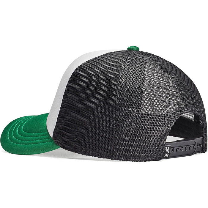 Чоловіча бейсболка-тракер Oblack Classic Total Black, універсальний розмір, зелена