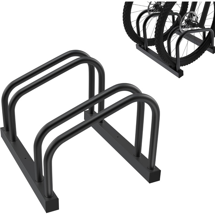 Підставка для велосипедів на 6 велосипедів FIVMEN - настінна/підлогова, 37 см, для MTB, шосе, 30-65 мм