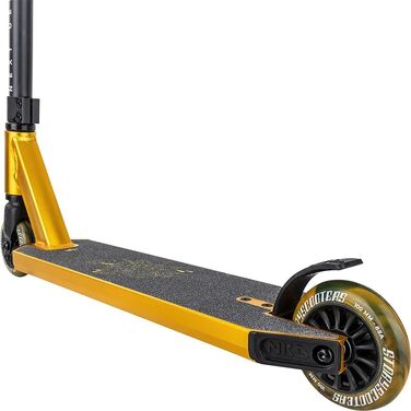 Трюковий самокат NKD Stunt Scooter New Generation: алюмінієвий, з підшипниками ABEC-9, обертовий кермо 360° - Золотий