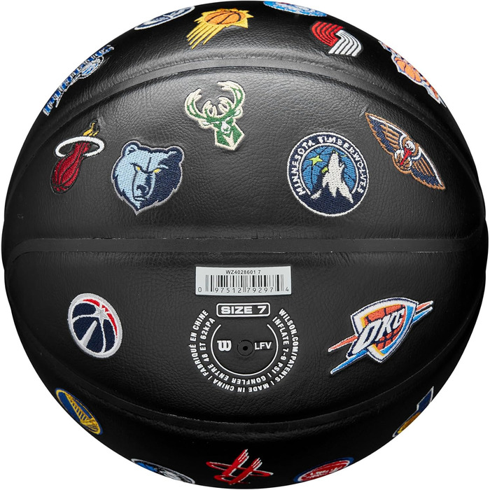 М'яч для баскетболу Wilson NBA All Team Premiere, офіційний, для зали та вулиці