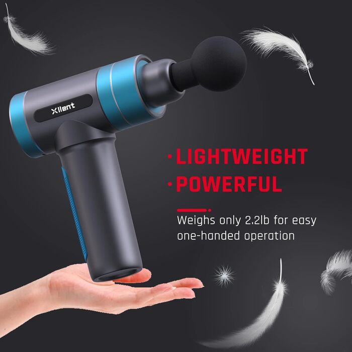 Електричний масажер для м'язів, глибокого впливу, портативний, тихий - ідеальний подарунок для жінок та чоловіків