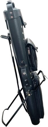 Billardqueue-Koffer Champion Sport Co 2x4 Premium: для київ, 2 насадки, 4 ручки, чорний, з підставкою