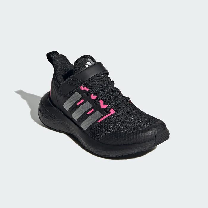 Дитячі кросівки adidas Fortarun 2.0 (32 EU) - чорний, сріблястий, рожевий