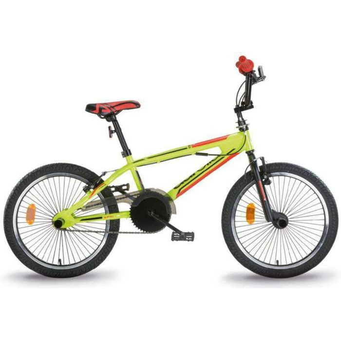 Дитячий велосипед Dinobikes Free Style 20 дюймів, флуоресцентний