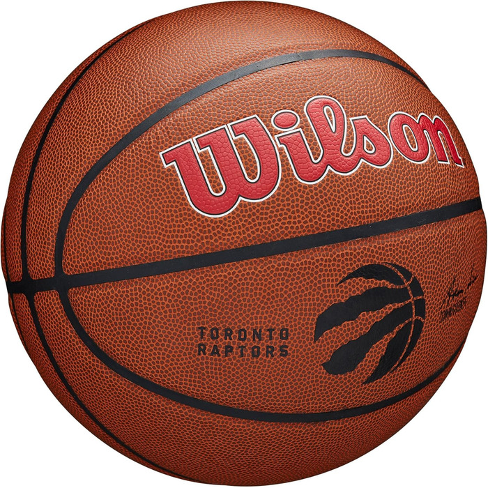Баскетбольний м'яч Wilson NBA Team Alliance Toronto Raptors, розмір 7 (29,5 дюйма)
