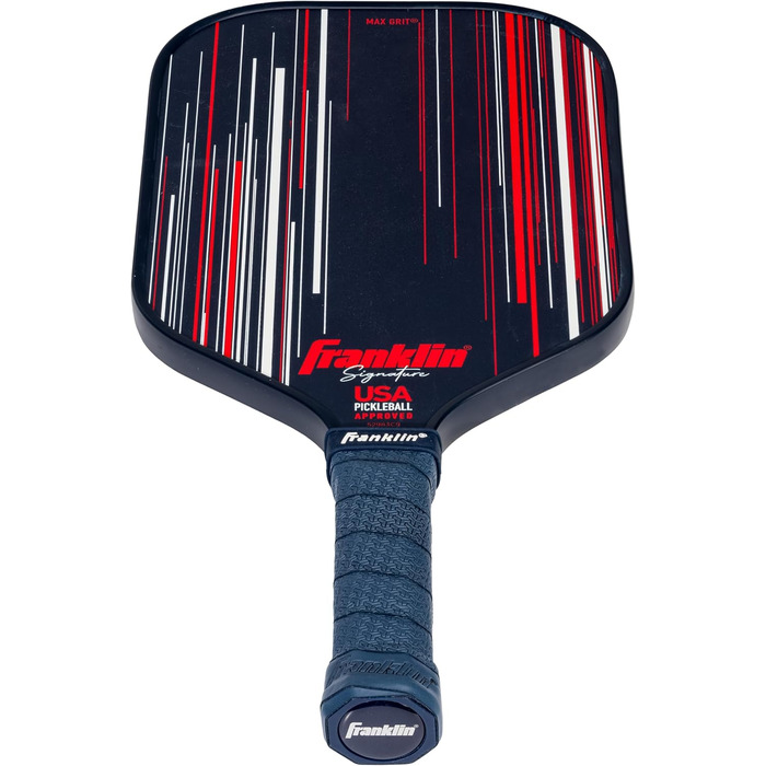 Професійна ракетка для піклболу Franklin Sports Signature Series з MaxGrit поверхнею, поліпропіленовим ядром 13 мм і 16 мм, сертифікована USAPA для турнірів