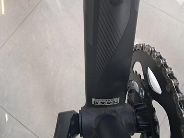 Гірський велосипед Probike PRO 29 дюймів, 21 швидкість, для чоловіків і жінок, чорний-червоний матовий, зріст 175-190 см