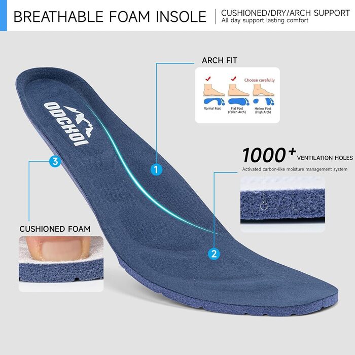 Сліпони чоловічі без шнурівок, спортивні кросівки, сітка, підошва з протиковзким покриттям, для ходьби та бігу, дихаючі, розмір 45 EU, темно-синій