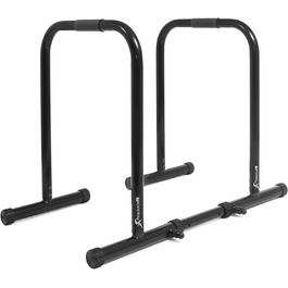 Стійка для віджимань ProsourceFit Dip Stand, міцна універсальна станція з безпековим з'єднувачем для трицепсів, підтягувань, віджимань та L-сітів, чорна