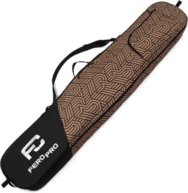 Чохол для сноуборда преміум-класу 170 см, водонепроникний, з регульованими ременями (Geomteric)