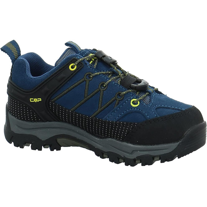 Дитячі трекінгові черевики CMP Rigel Low WP, унісекс, блакитно-жовті, 33 EU