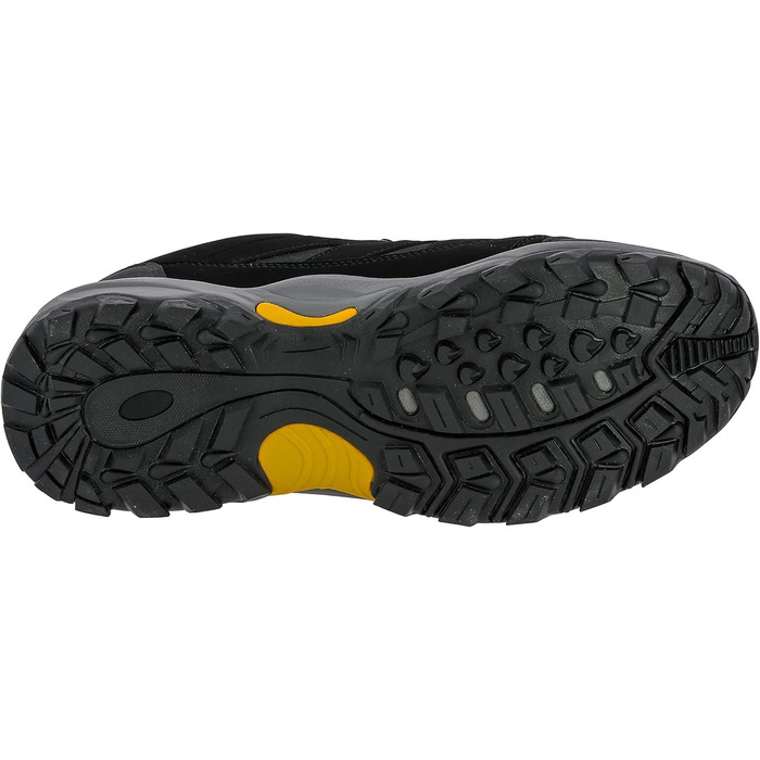 Черевики трекінгові та похідні Brütting Mount Hunter Low Unisex, 44 EU, чорний/жовтий