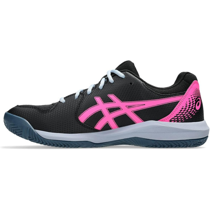 Тенісні кросівки ASICS Dedicate 8 Clay Mann Blau Weiß 40.5 EU Black Energy Aqua