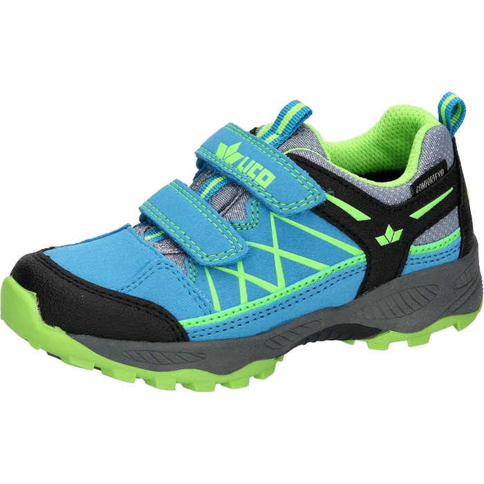 Кросівки Lico Griffin для легкої атлетики, блакитно-чорного кольору з акцентом лимонного, розмір EU 28