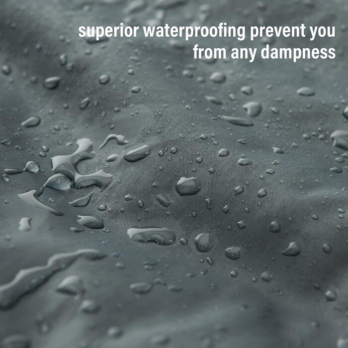 Спальний мішок BISINNA XXL для великих дорослих, 3-4 сезони, зимовий, теплий, для кемпінгу, сірий, 1.5 кг, блискавка справа